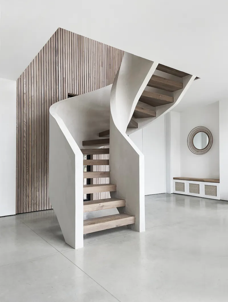 Staircase at Futuristic eco house Chichester, D2584 (photo 20)