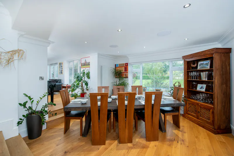 Dining room at Modern pool house Haddon, D2598 (photo 8)