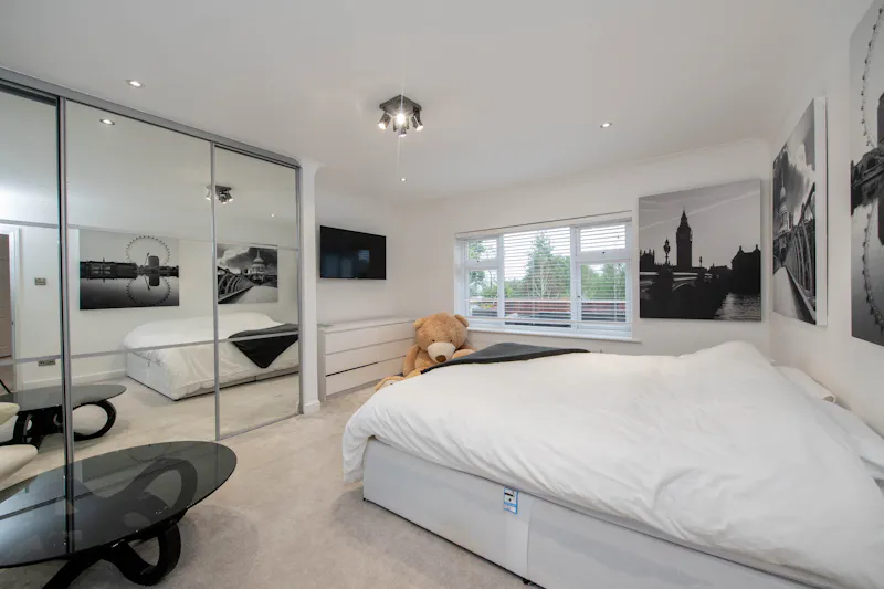 Bedroom at Modern pool house Haddon, D2598 (photo 12)