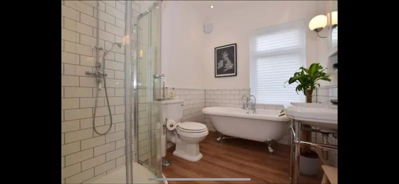 Bathroom at Plaistow family home , B1963 (photo 30)