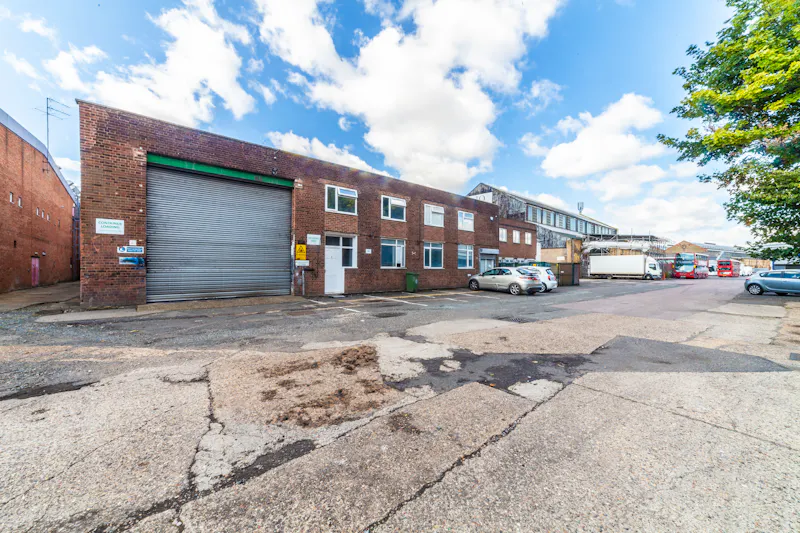 Driveway at WW2 warehouse in Erith , N510 (photo 1)