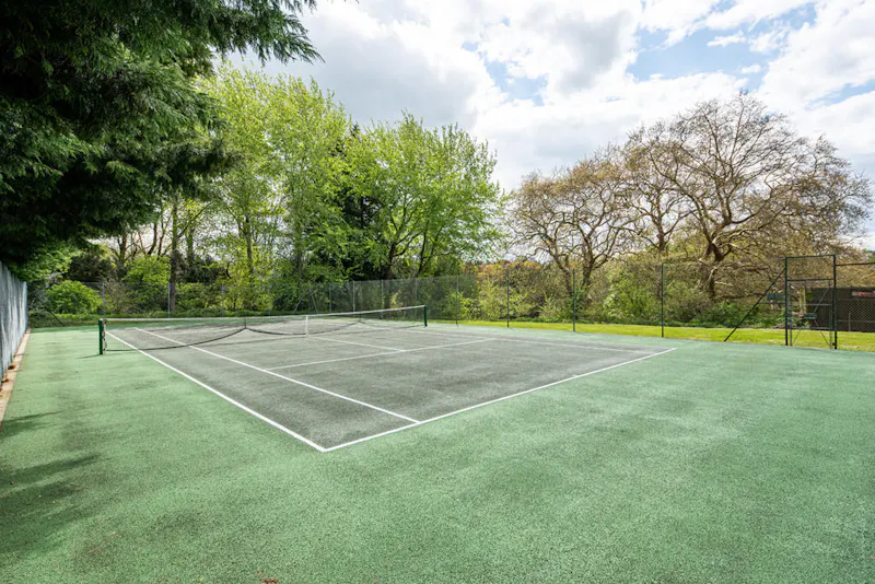 Tennis court at 1500's estate near Bristol, M351 (photo 9)