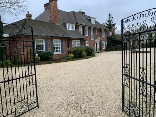 Large red brick home in Newbury, B1972