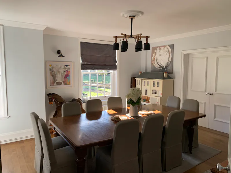 Dining room at Large red brick home in Newbury, B1972 (photo 9)