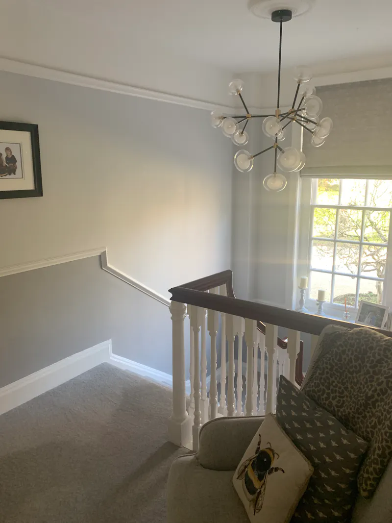 Staircase at Large red brick home in Newbury, B1972 (photo 38)