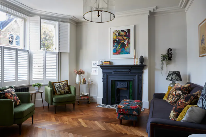 Living Room at East Dulwich Victorian semi, B1966 (photo 8)