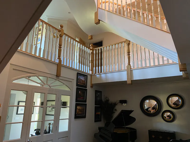 Staircase at Georgian rectory in Ditcheat, A1566 (photo 17)