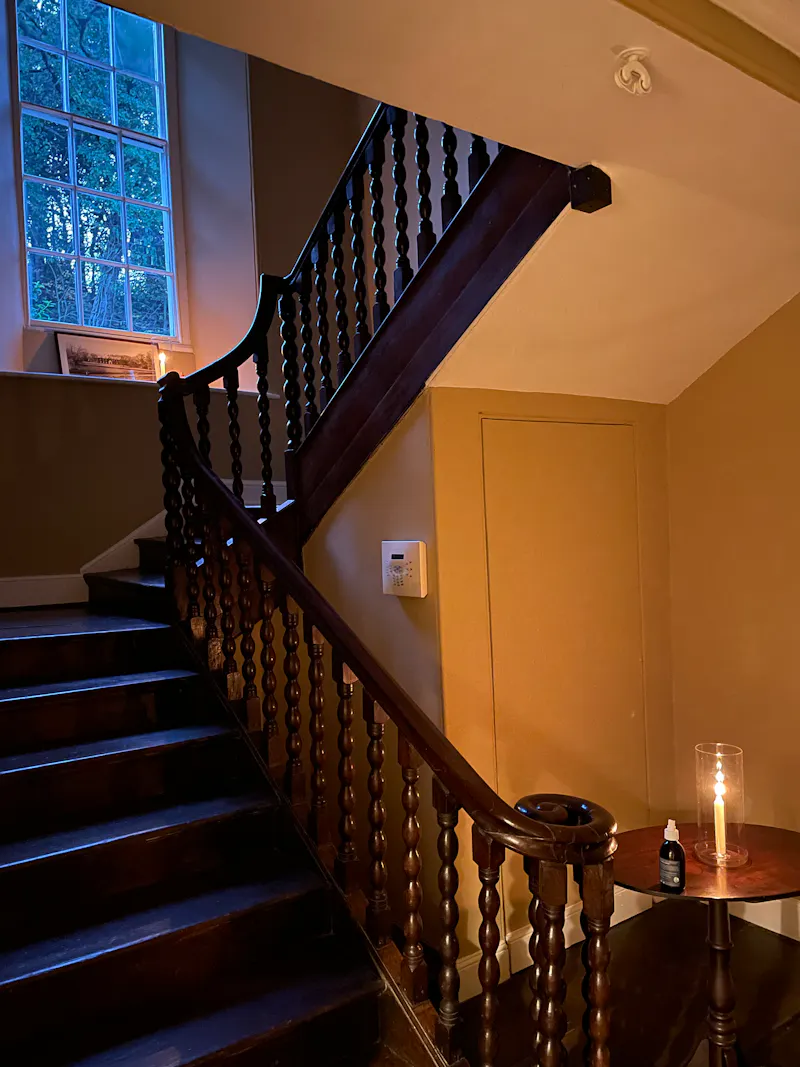 Staircase at Georgian remodel in Cardigan, D2616 (photo 10)