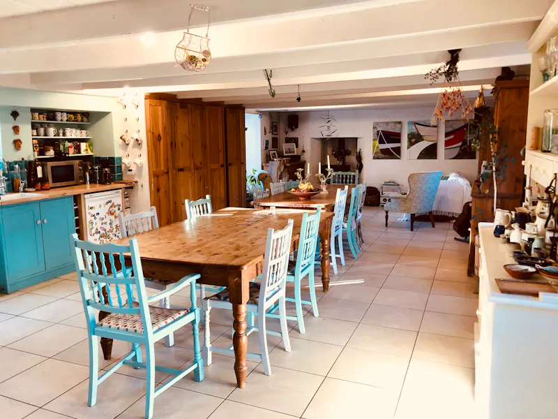 Dining room at Farm house in Par, D2617 (photo 3)