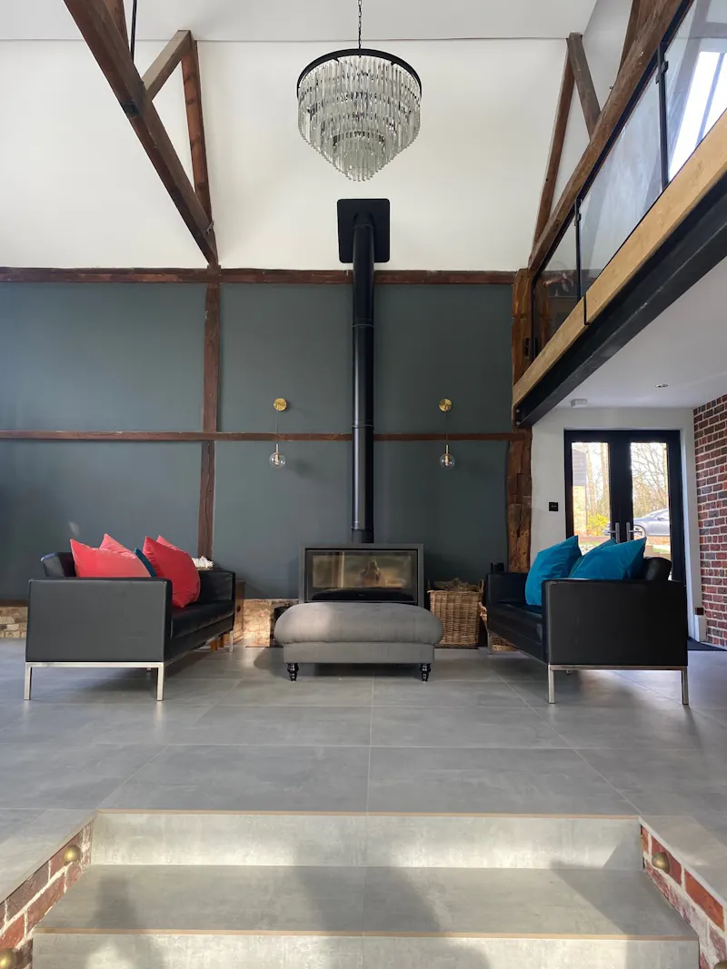 Living Room at Industrial Hawkhurst Barn, L744 (photo 5)
