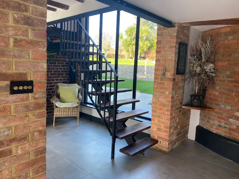 Staircase at Industrial Hawkhurst Barn, L744 (photo 9)