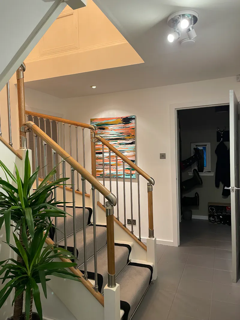 Staircase at Highlands Loch House , D2675 (photo 12)