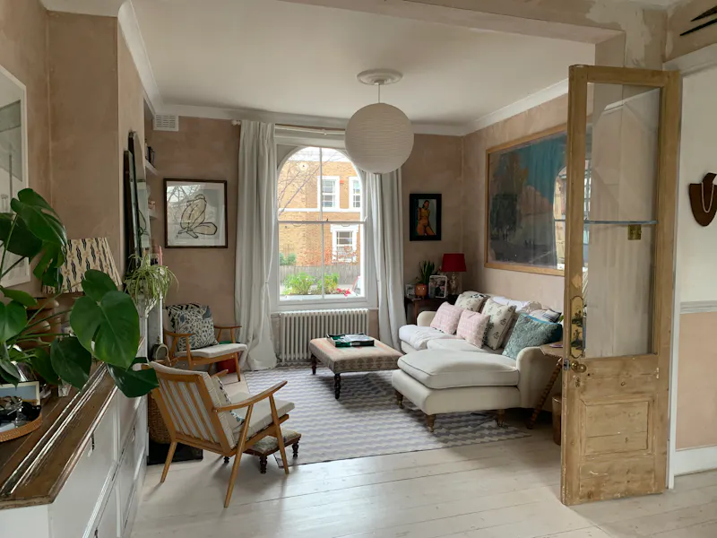 Living Room at Georgian terrace in Peckham, A1568 (photo 7)