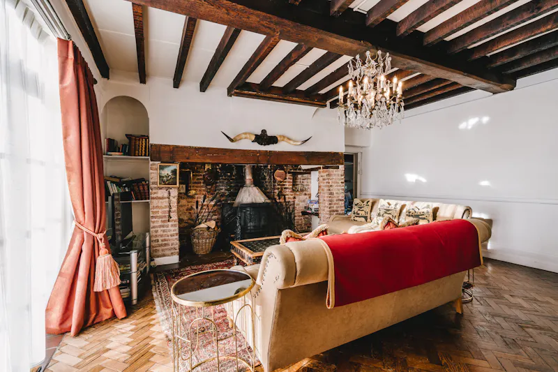 Living Room at Ashurst country house and barns, A1239 (photo 3)