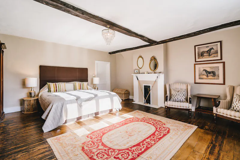 Bedroom - main at Ashurst country house and barns, A1239 (photo 14)