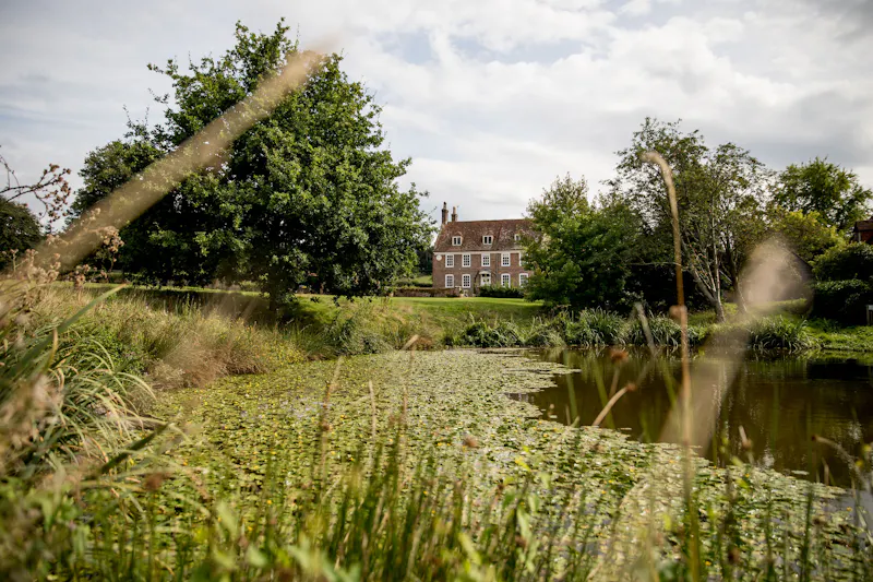 Pond at Ashurst country house and barns, A1239 (photo 45)