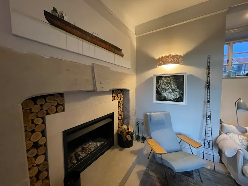 Fireplace at Great Milton Barn and Home, L734 (photo 9)