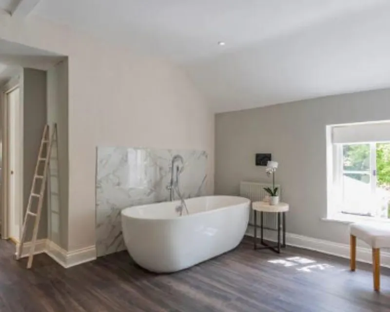 Bath - rolltop at Attractive Andover Home, D2683 (photo 10)
