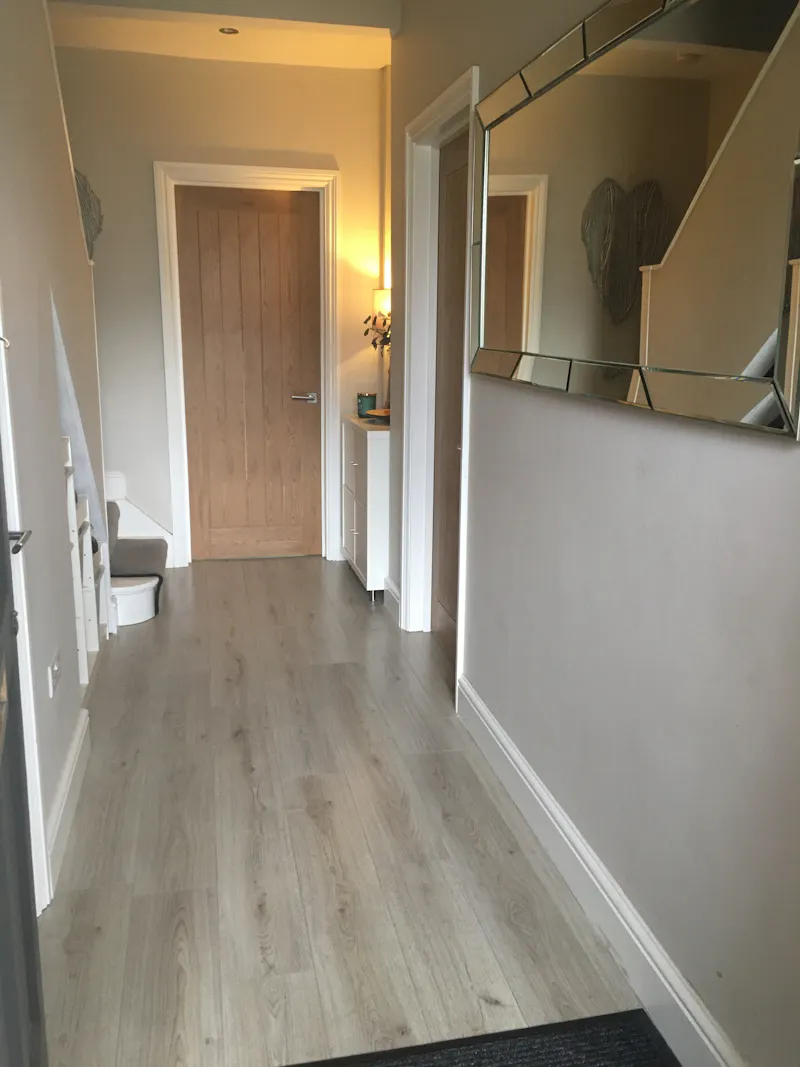 Corridor at Contemporary Epsom home, D2624 (photo 6)