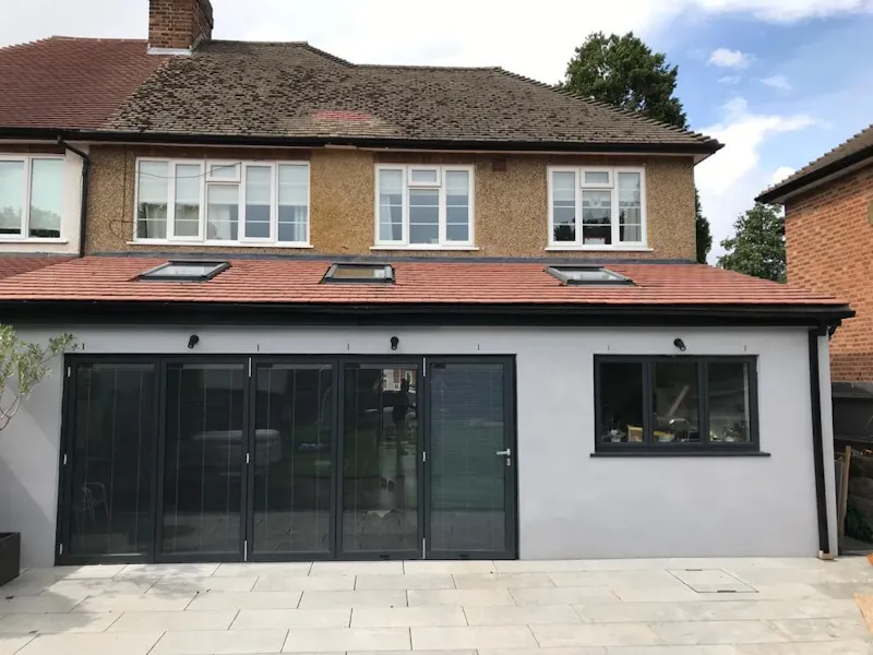 Terrace/Patio at Contemporary Epsom home, D2624 (photo 12)