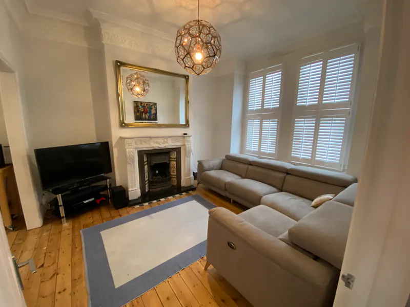 Living Room at Lewisham victorian home, B1970 (photo 8)
