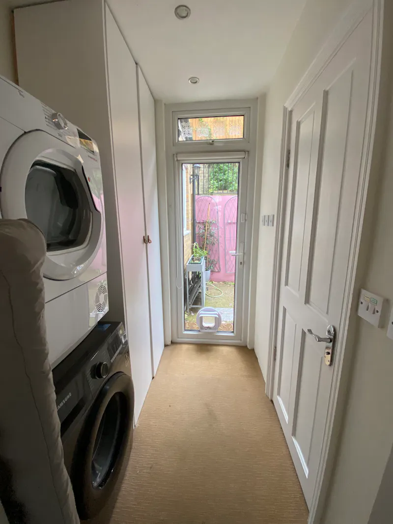 Utility room at Lewisham victorian home, B1970 (photo 33)