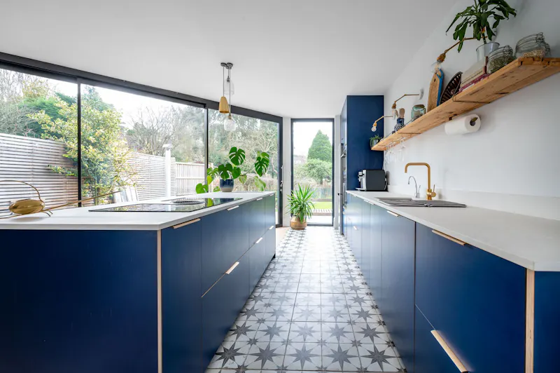 Kitchen at Colourful period home Woking , B1974 (photo 4)