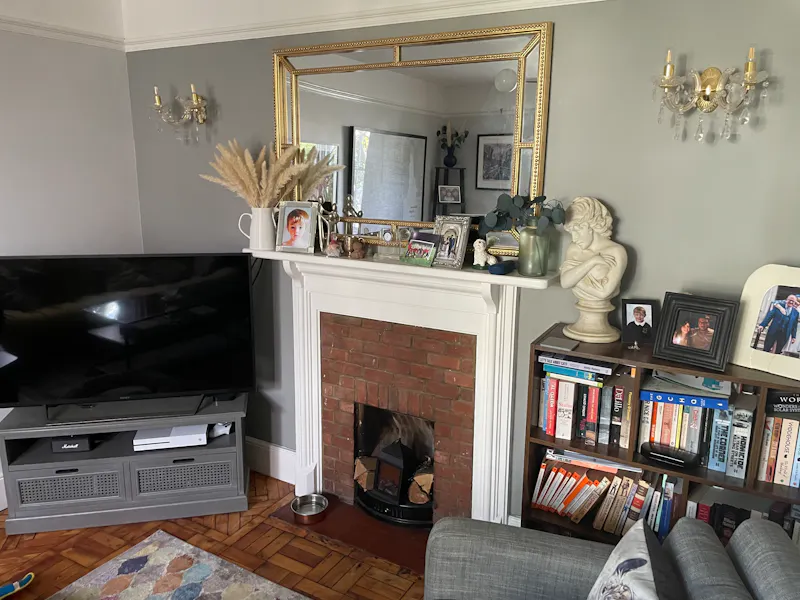 Fireplace at Victorian semi Saffron Walden, B1973 (photo 7)