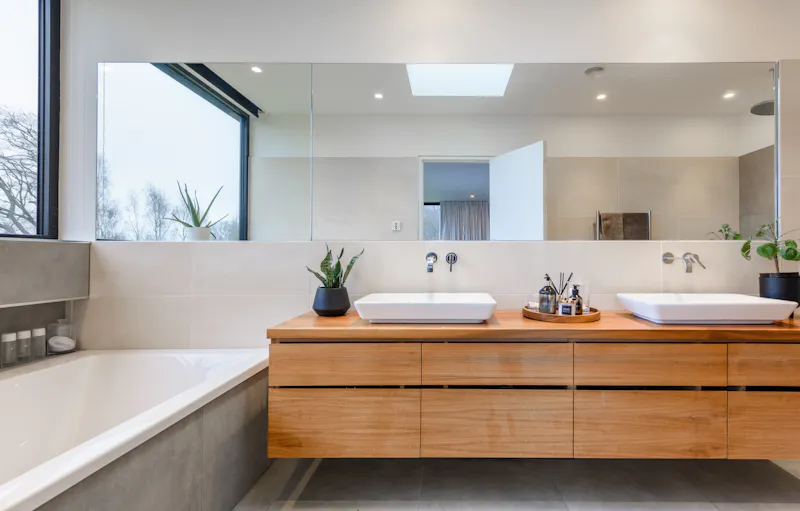 Bathroom at Minimalist home in Storrington, D2621 (photo 14)