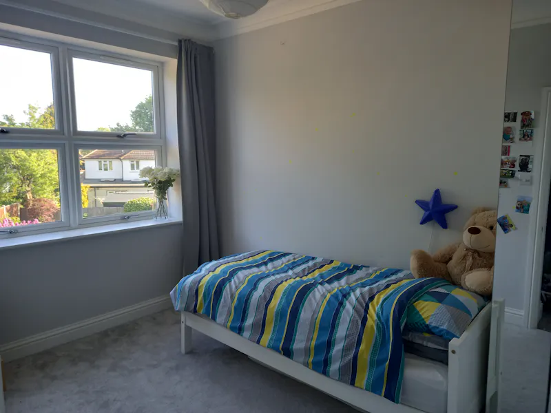 Bedroom at Carshalton family house, D2627 (photo 37)