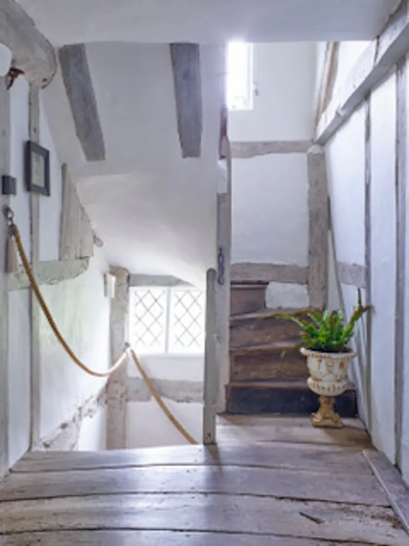 Staircase at Pretty South Downs farmhouse, L403 (photo 12)