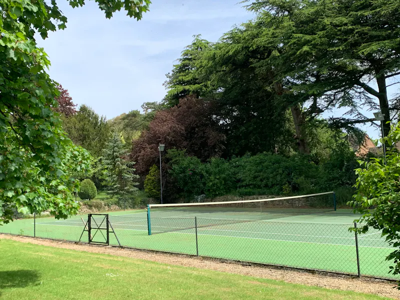 Tennis court at Striking Cotswolds manor home , H187 (photo 6)