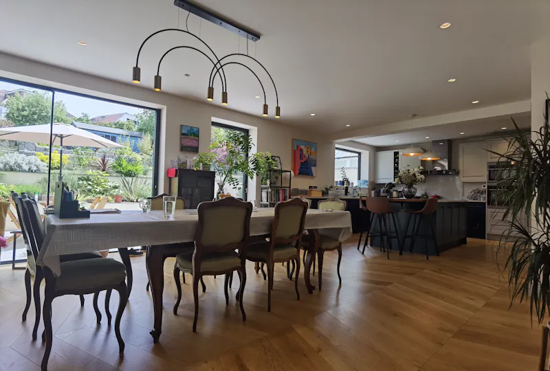 Open plan at 1930's Semi in Muswell Hill, D2637 (photo 4)