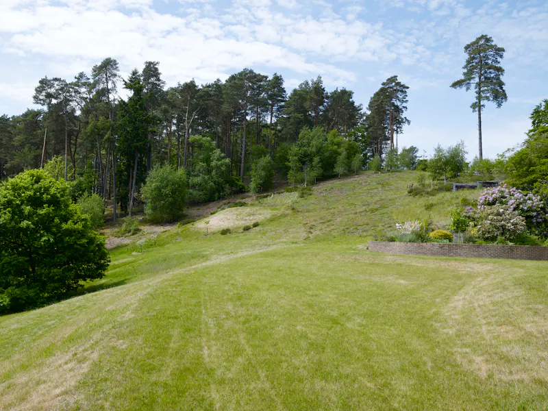 Garden at White colonial  house in Churt, D2631 (photo 74)