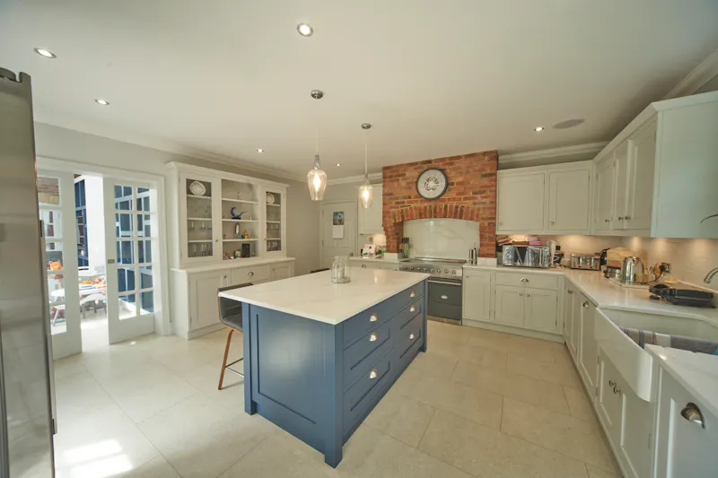 Exposed brick at Chelmsford pool house, A1575 (photo 9)
