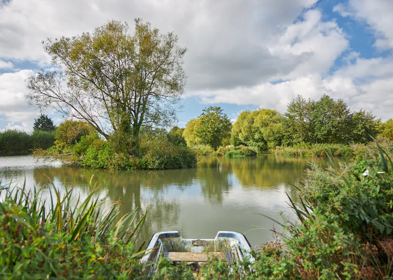 Lake at Barn complex Hambrook, D2635 (photo 58)
