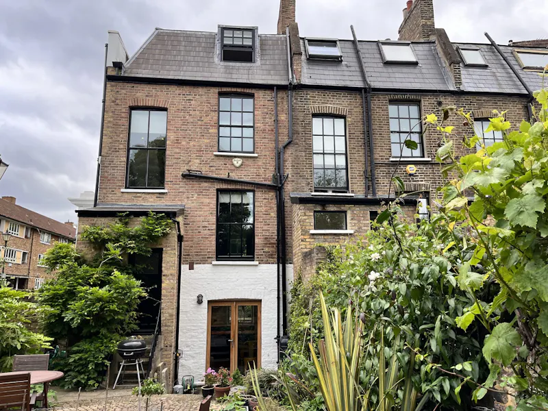 Garden at Brixton Victorian house, B1979 (photo 14)