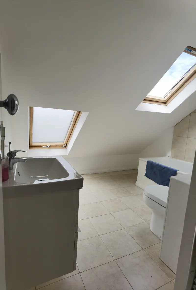 Bathroom at 1930's Semi in Muswell Hill, D2637 (photo 17)