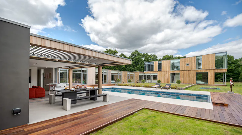 Bel Air modern home, D2582 (photo 90)
