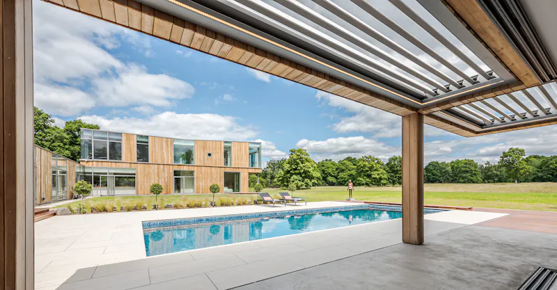 Bel Air modern home, D2582 (photo 105)