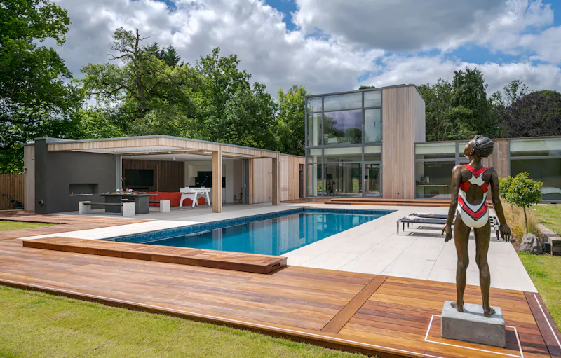 Bel Air modern home, D2582 (photo 89)