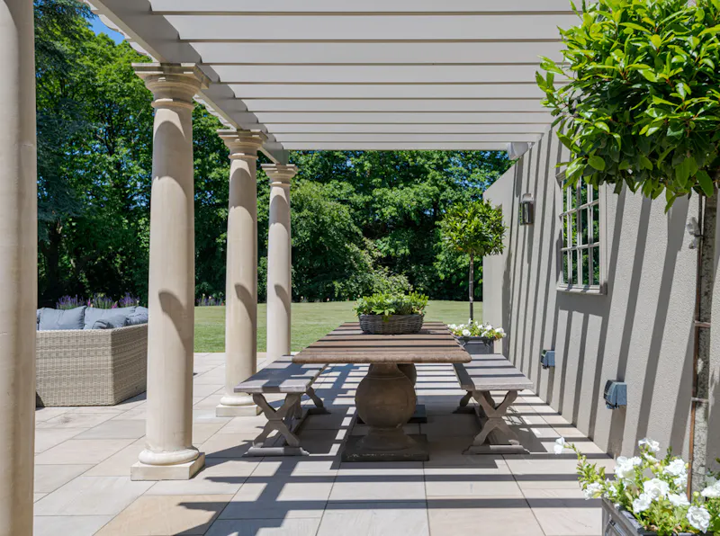 Terrace/Patio at Crockham Hill Manor, B1984 (photo 83)