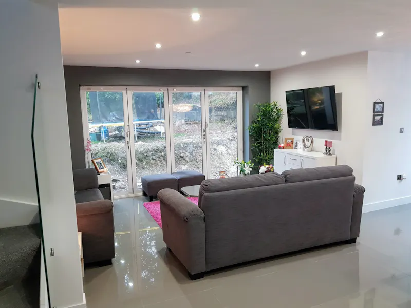 Living Room at Merthyr Tydfil Modern Home, D2672 (photo 6)