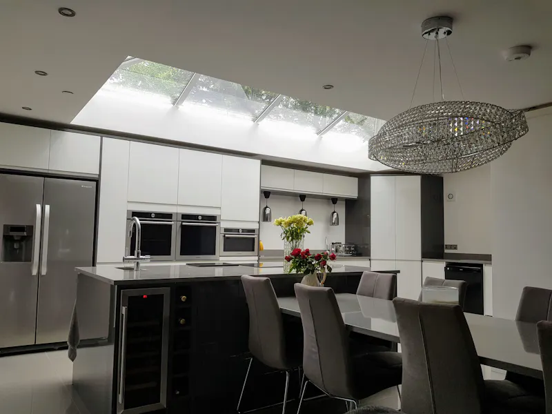 Open plan at Merthyr Tydfil Modern Home, D2672 (photo 4)