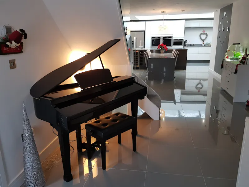 Piano at Merthyr Tydfil Modern Home, D2672 (photo 2)