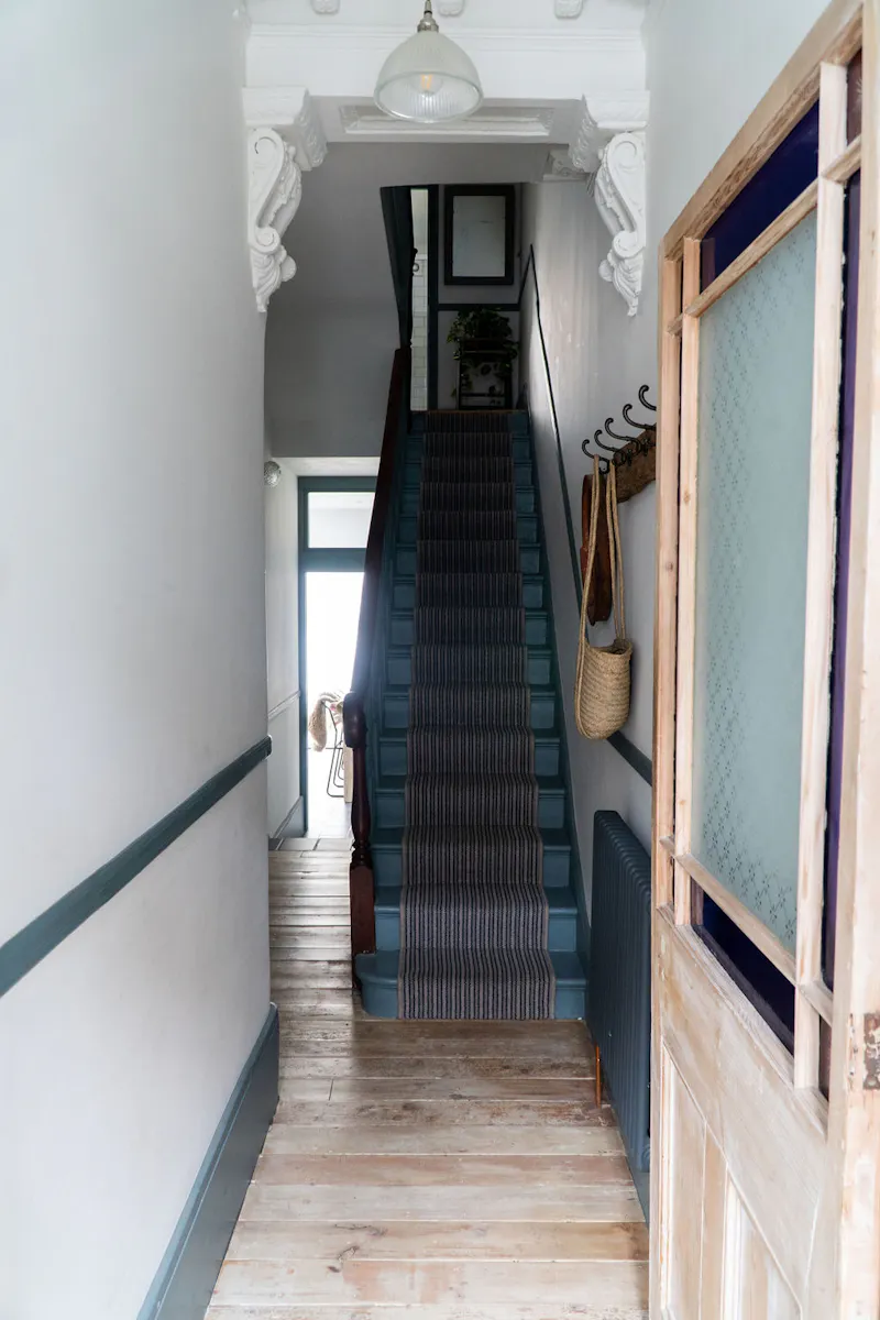 Entrance hall at Brighton family house, B1873 (photo 3)