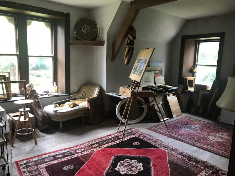 Drawing room at Stocksfield Gothic house, B1996 (photo 4)