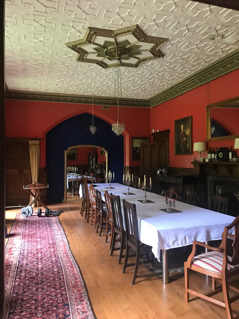 Dining room at Stocksfield Gothic house, B1996 (photo 19)
