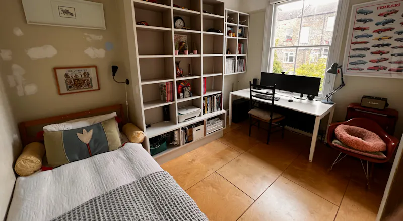 Bedroom at Stamford Brook terrace, B1980 (photo 17)
