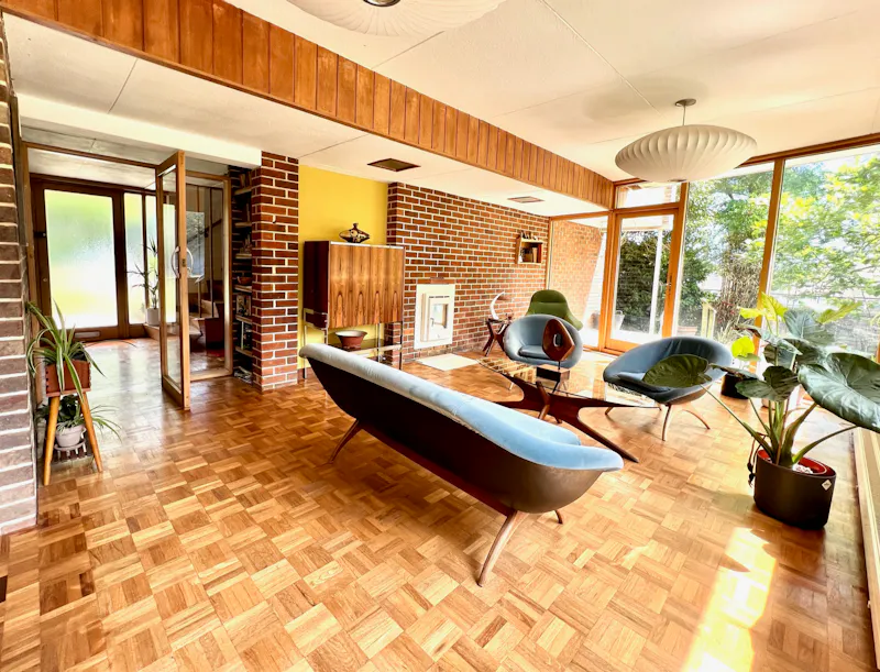 Living Room at Collington Modernist house, E508 (photo 3)